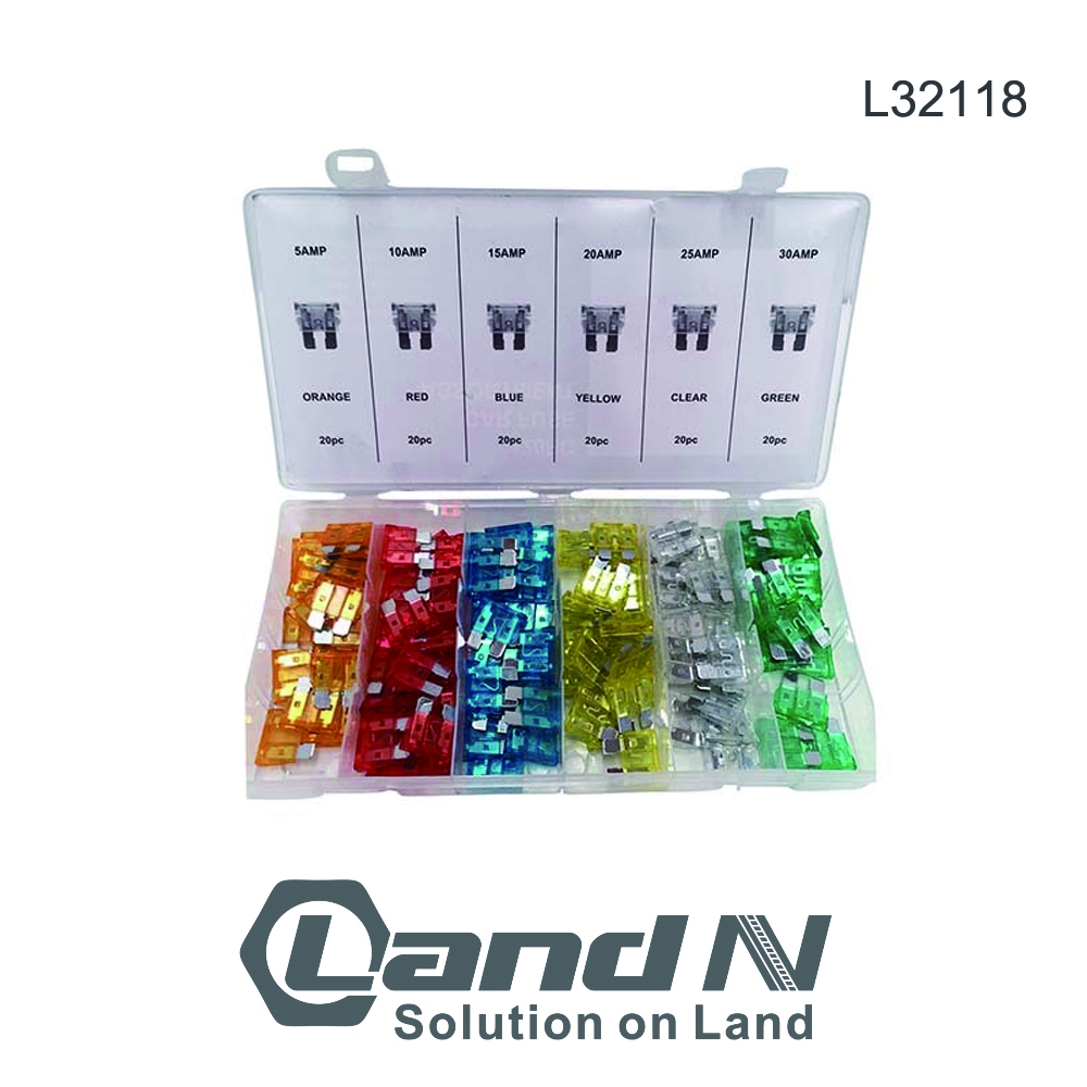 120PC Workshop Buddy Car Fuse Grab Kit L32118