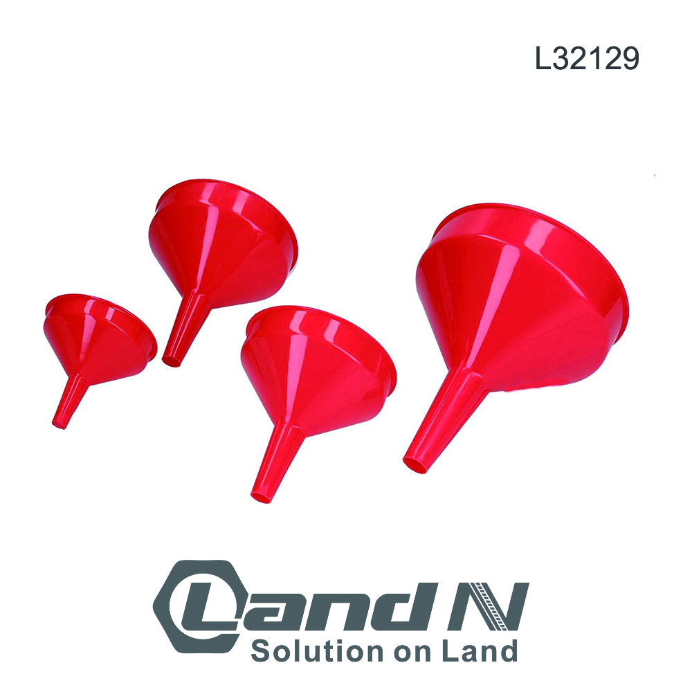 4PC Small Plastic Fuel Funnel L32129