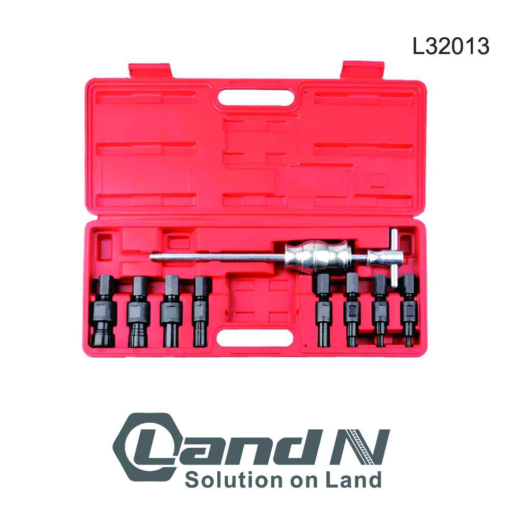 9pc Inner Bearing Puller Set Slide Hammer Internal Blind Hole Remover Tool Kit L32013