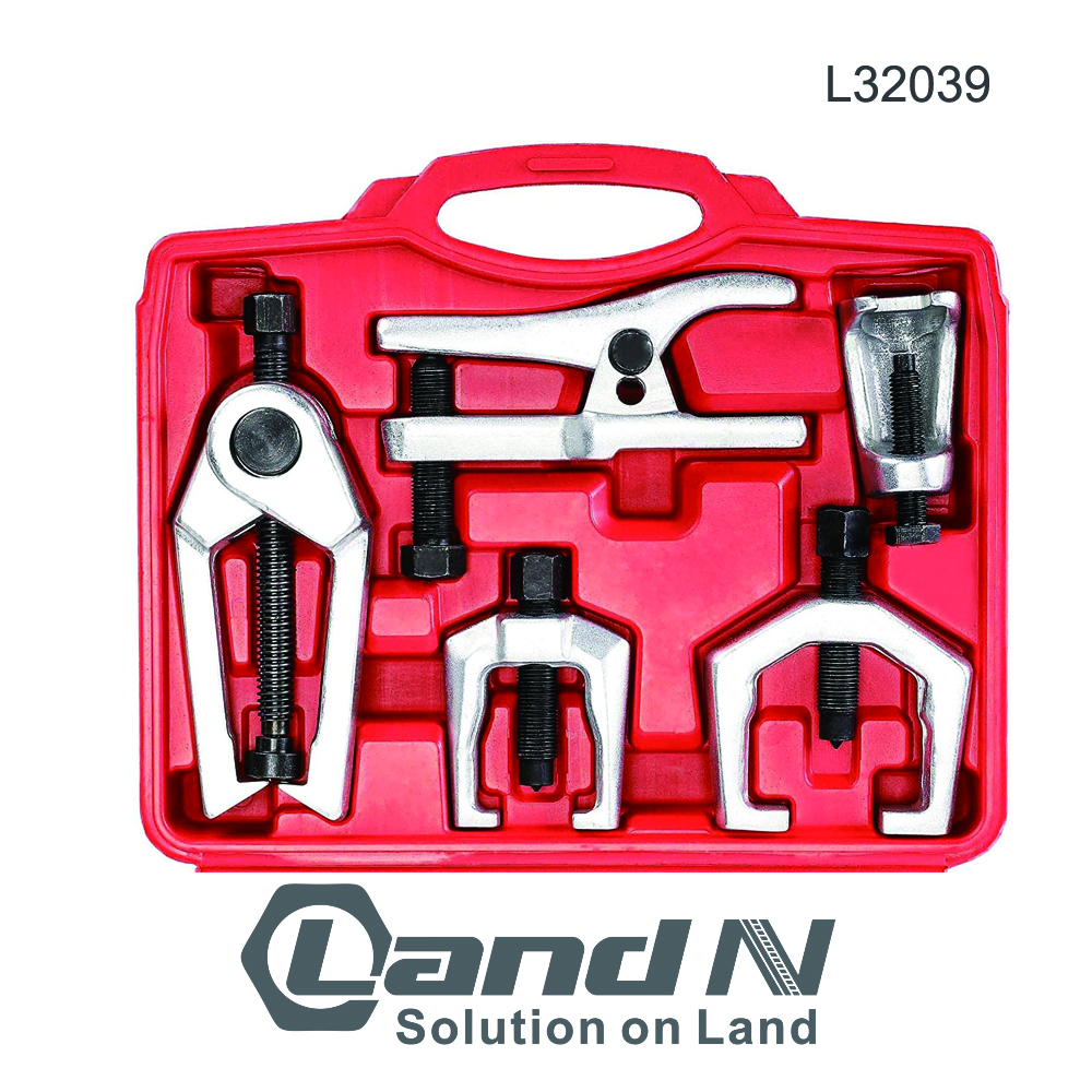 5-in-1 Ball Joint Separator Pitman Arm Puller Tie Rod End Tool Set for Front End Service Splitter Removal Kit L32039