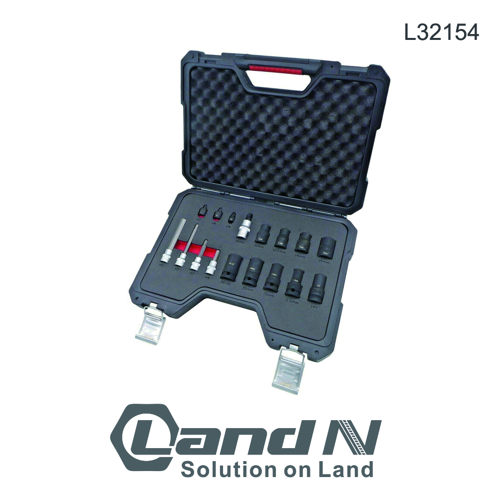 17PCS Brake Caliper Socket Set L32154